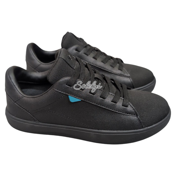 Vessi Soho Womens 7 Waterproof Dyma-Tex Ashphalt Black Low Top Casual Sneaker - Picture 4 of 11